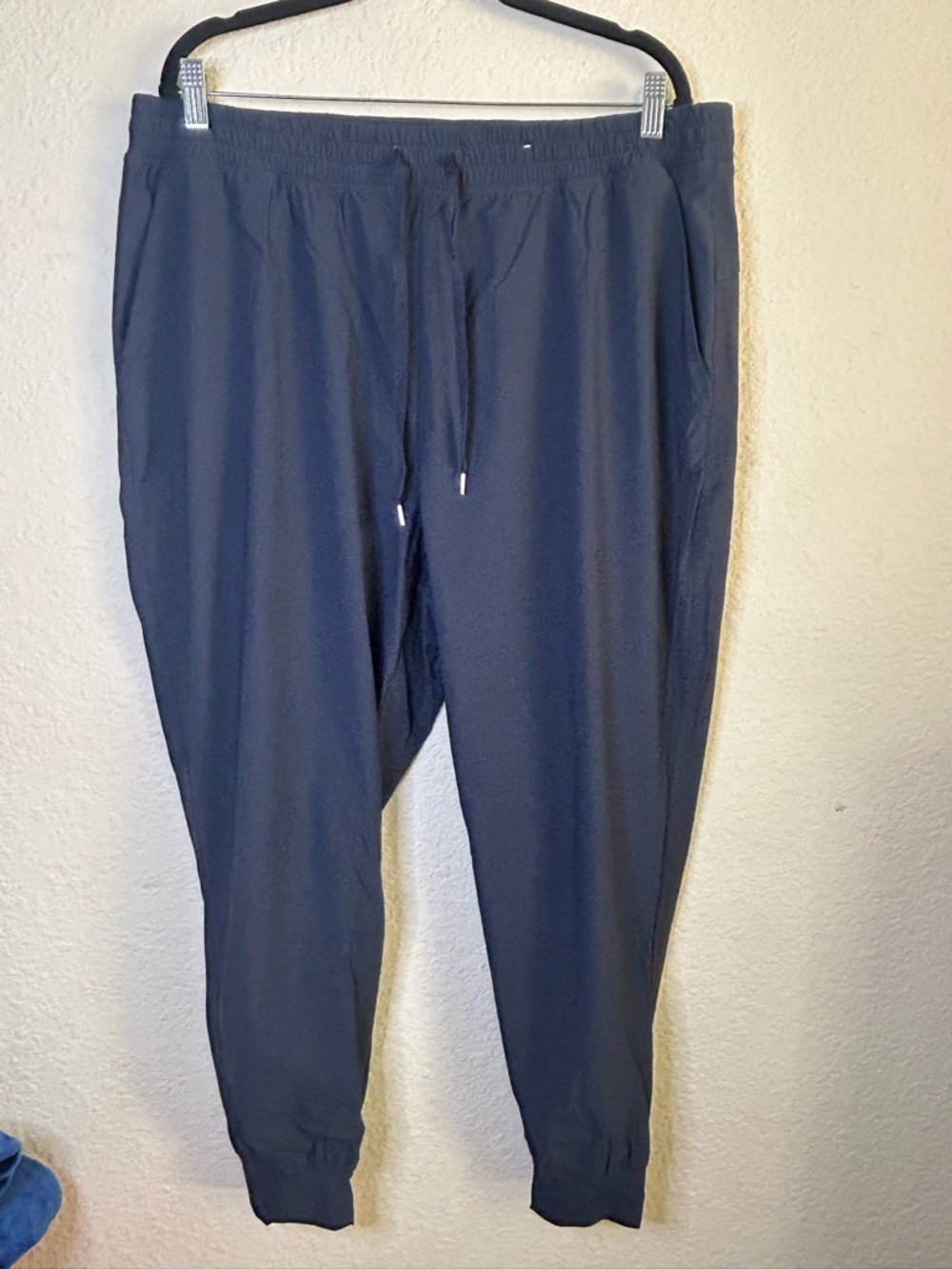 Old Navy Blue Drawstring Jogger Pants Light Active Outdoor Casual XL Pockets